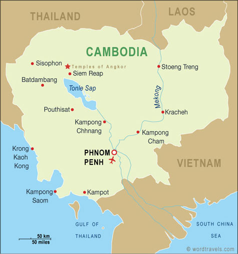 Cambodia Map