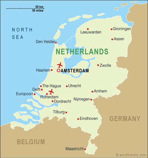 Netherlands Map