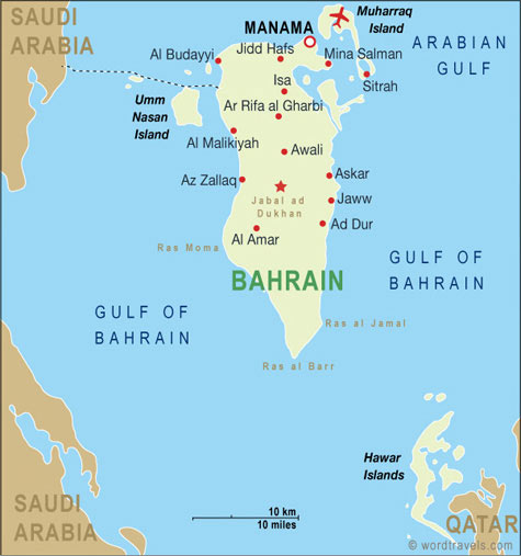 Bahrain Map