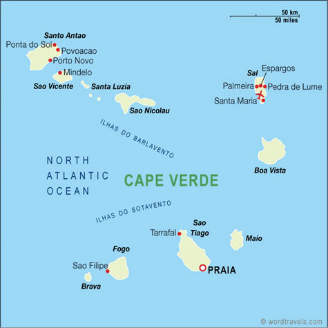 Cape Verde Map