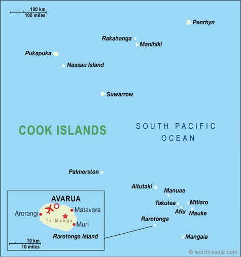 Cook Islands Map