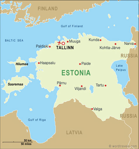 Estonia Map