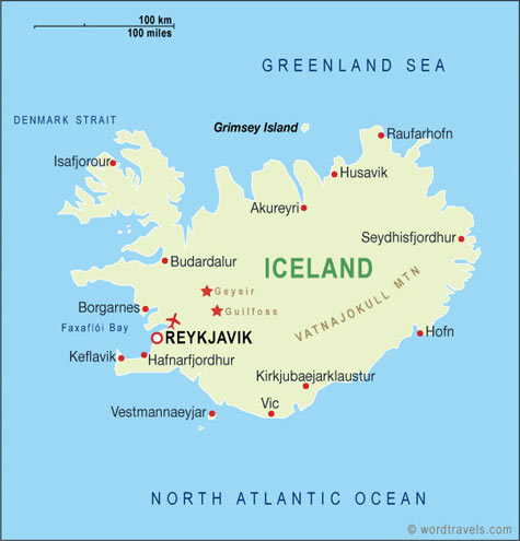 Iceland Map