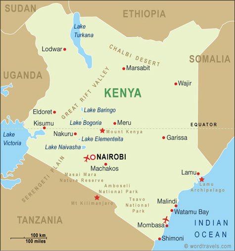 Kenya Map