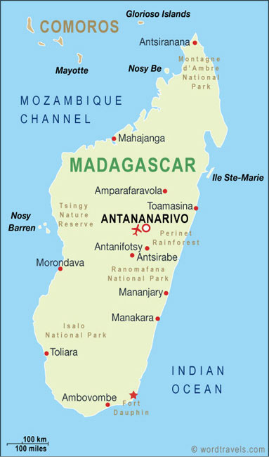 Madagascar Map