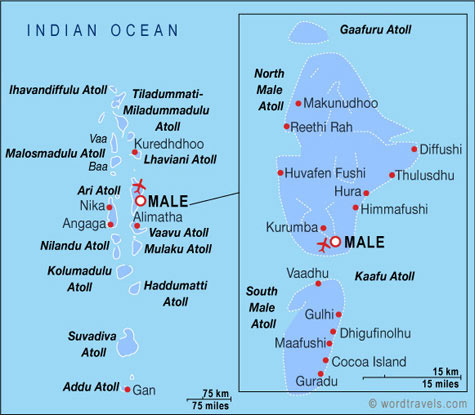 Maldives Map