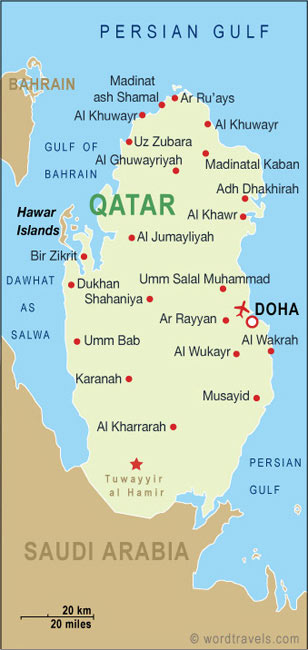 Qatar Map