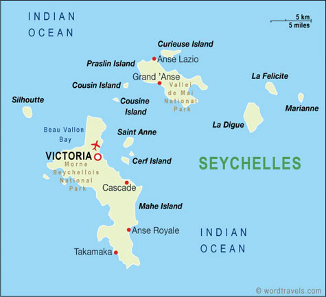 Seychelles Map