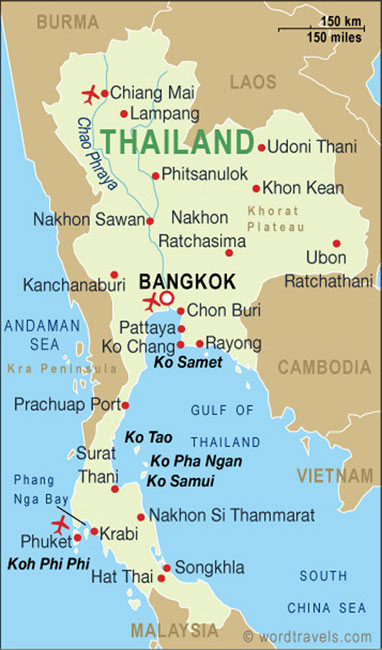 Thailand Map